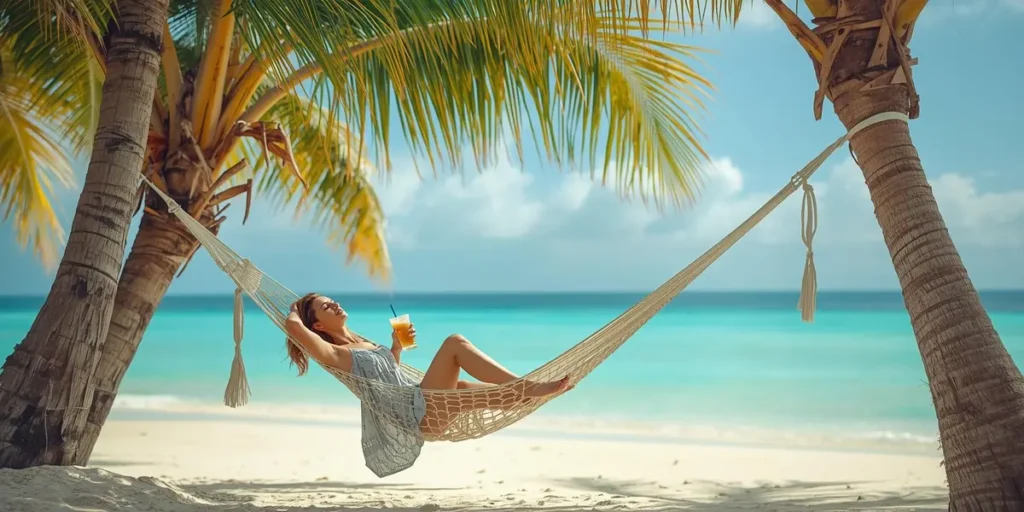 Beach Relaxation Captions