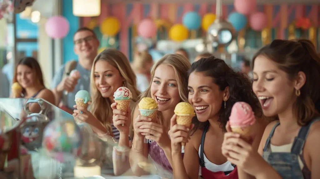 June Ice Cream Captions