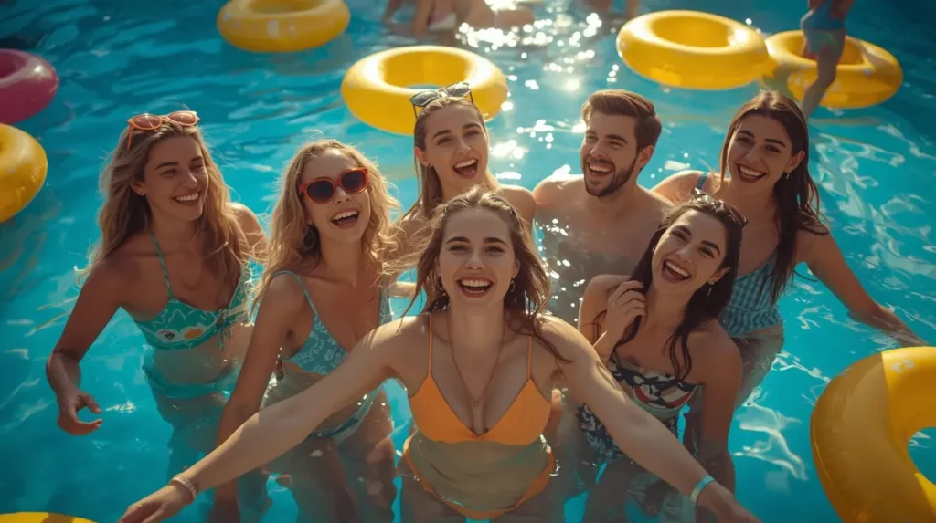 June Pool Day Captions