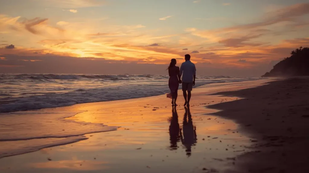 Romantic Beach Captions