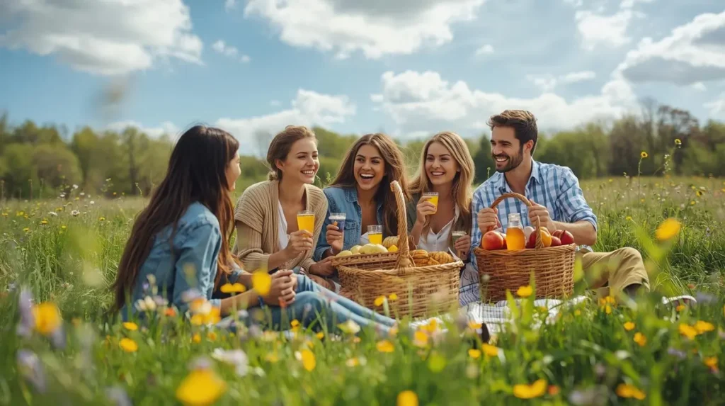 Spring Picnic Captions
