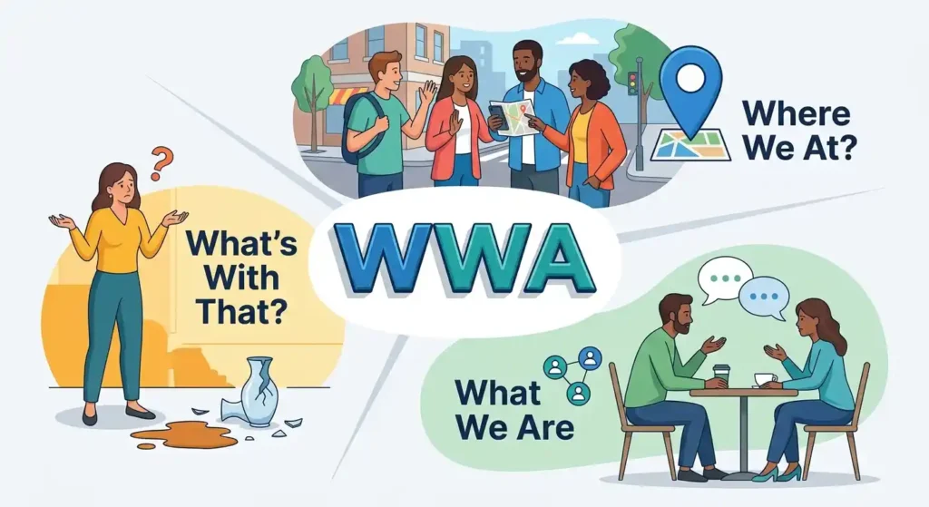 WWA showing different meanings based on conversation context