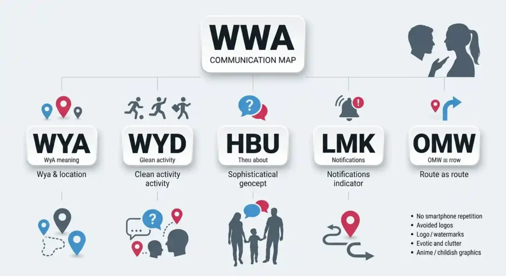 WWA compared with WYA, WYD, HBU, LMK, and OMW